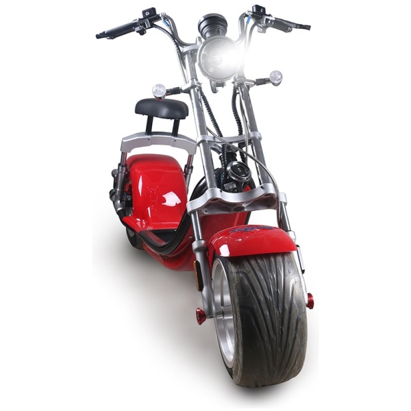 Elektromos Harley robogó CityCoco SC14-piros-front-2