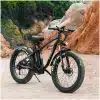 Elektromos kerékpár SAMEBIKE YY26 - Fekete