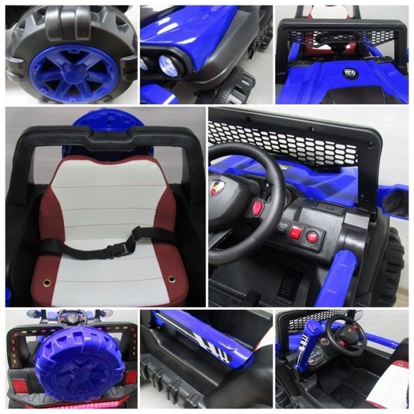 Elektromos játékautó Buggy X8-belül kék