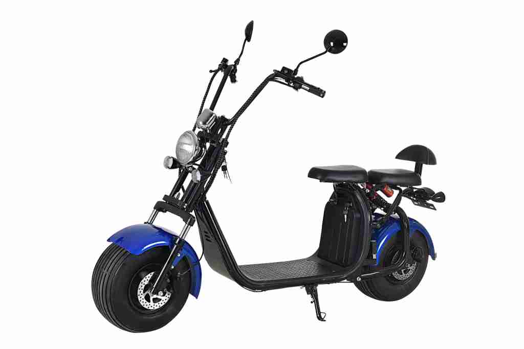 Elektromos harley robogó Citycoco kék