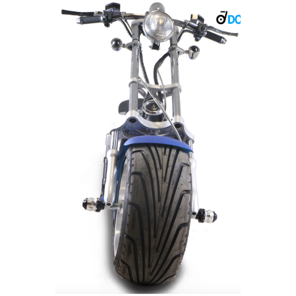 Elektromos Harley robogó CityCoco SC14-kék első kerék