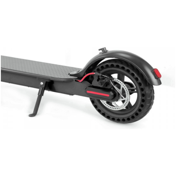 Elektromos robogó E-Scooter S85-fekete-hátsó kerék