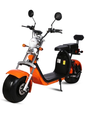 CityCoco SC11+ elektromos Harley robogó CE-narancssárga előlappal