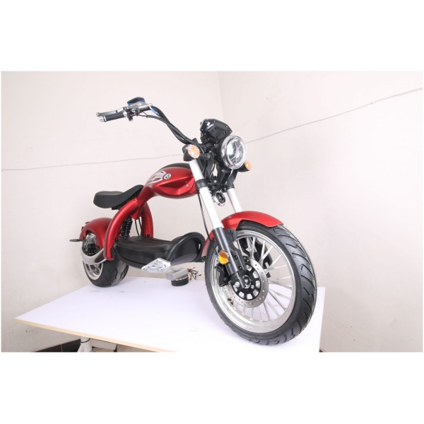 Elektromos Harley robogó CityCoco M4-piros-front-3