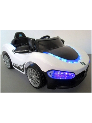 Elektromos játékautó Cabrio MA-fehér-oldalról