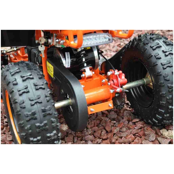 Elektromos quad QW MOTO narancssárga hátsó részlet