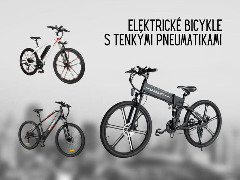 Elektromos kerékpárok vékony gumikkal