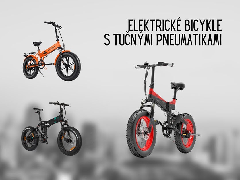 Elektromos kerékpárok zsíros gumikkal