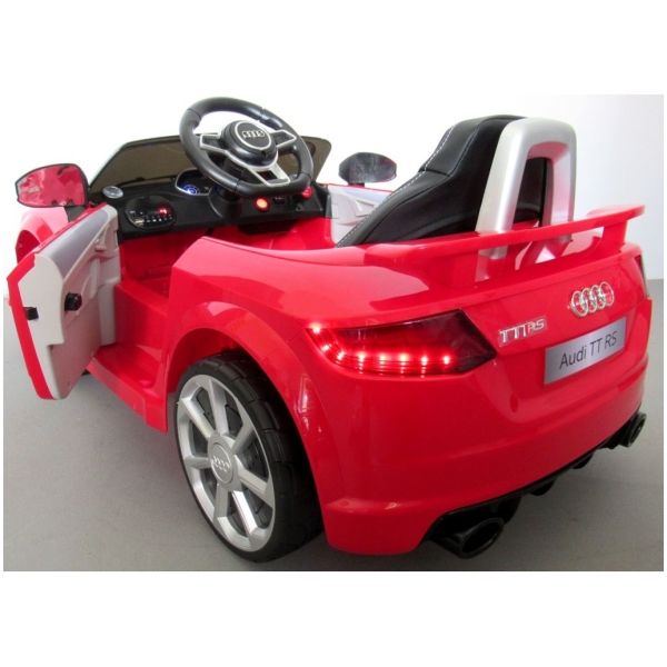 Audi TT elektromos játékautó-piros-hátul