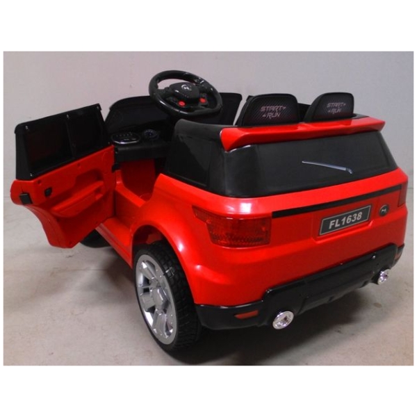 Elektromos játékautó Cabriolet F1-piros-hátul