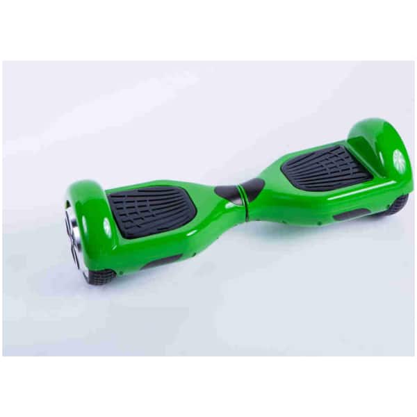 Hoverboard lábdeszka oldalról zöld