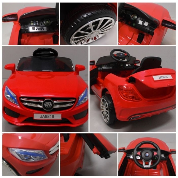 Elektromos játékautó Cabriolet M4-piros-részlet