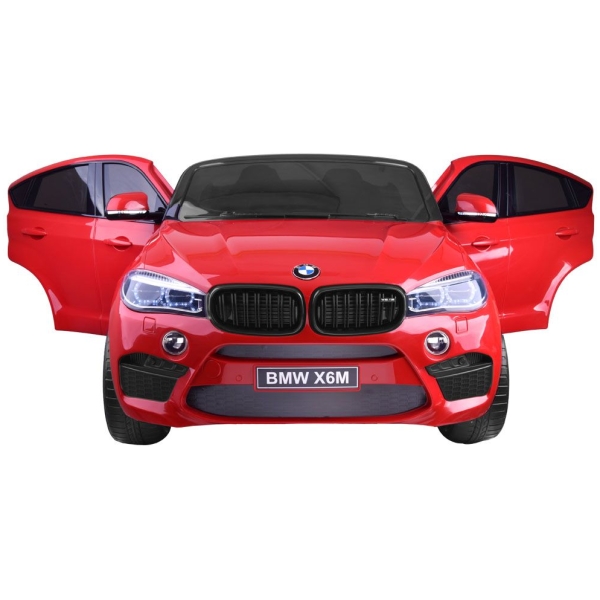 Elektromos autó BMW X6M-piros eleje