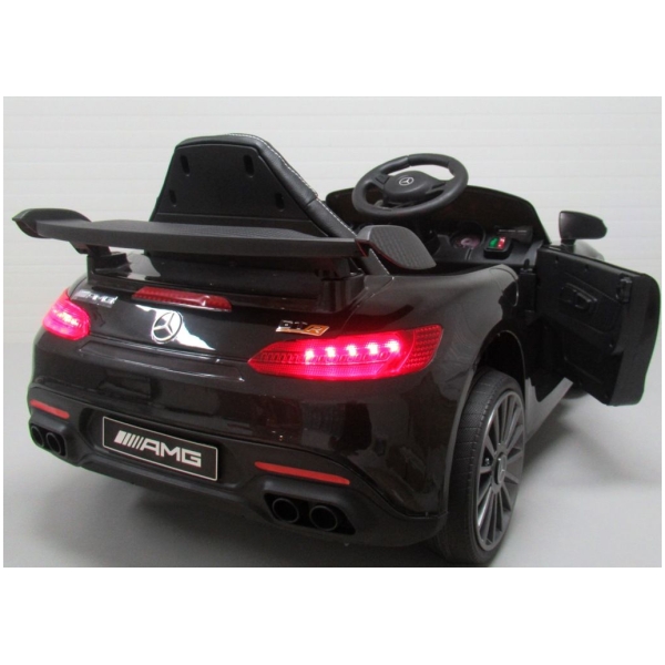 Elektromos autó MERCEDES GTR-S LICENC-fekete-hátsó