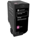 Lexmark 74C2HME Magenta toner