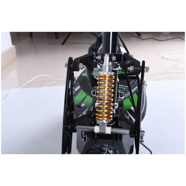 Elektromos robogó X-Scooters XT01-fekete-részlet