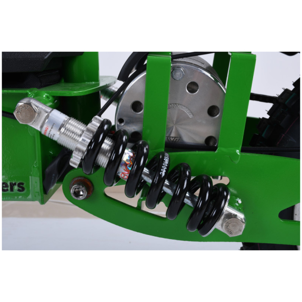 Elektromos robogó X-Scooters XT02-zöld-részlet