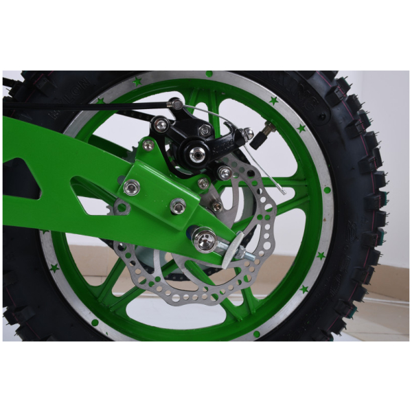 Elektromos robogó X-Scooters XT02-zöld hátsó kerék